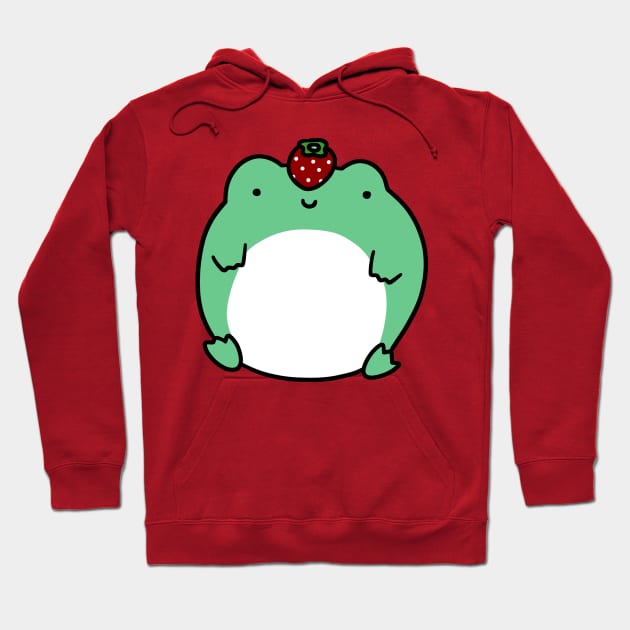 Strawberry Frog Hoodie by saradaboru